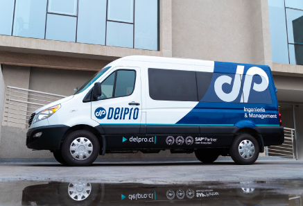 Van para transporte de servicio Management de salud